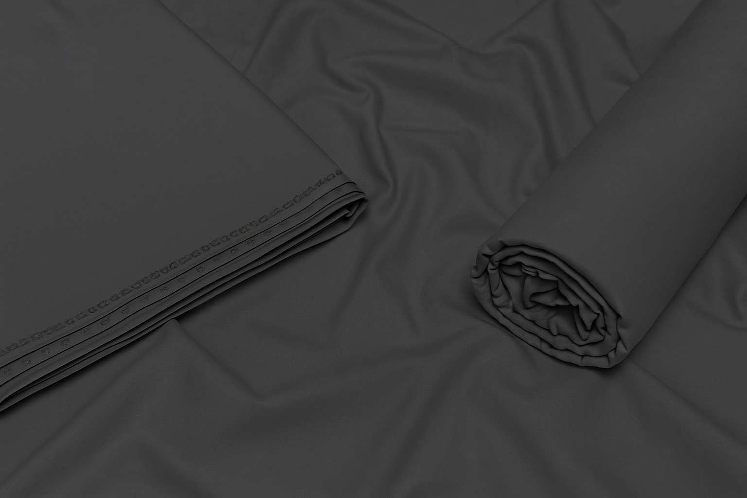 Wash & Wear Boski Finish- Ash Grey Dark