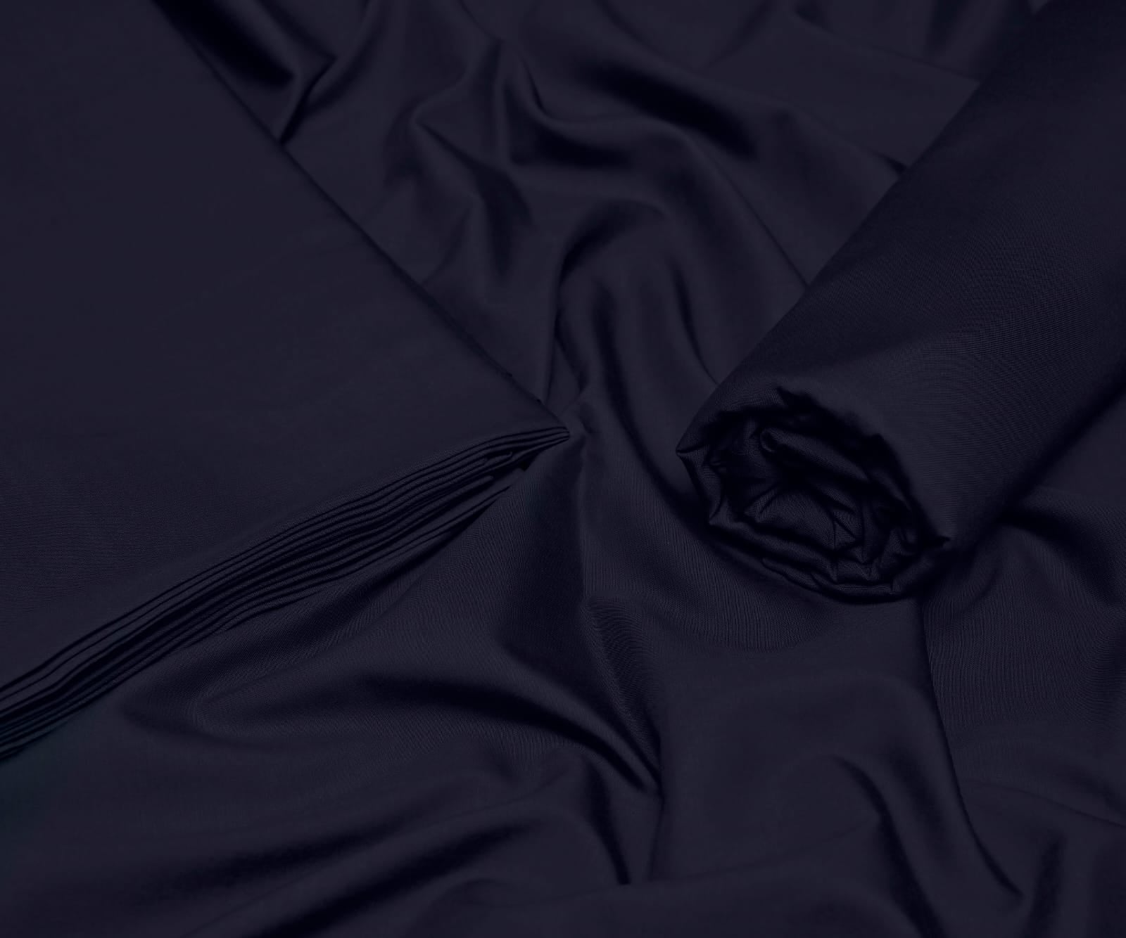 Wash & Wear Boski Finish- Navy Blue